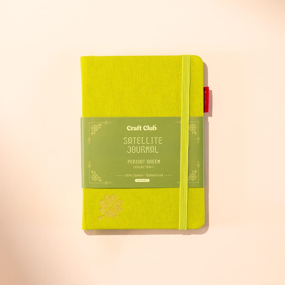 Craft Club Co PERIDOT GREEN SATELLITE - Orbit Journal