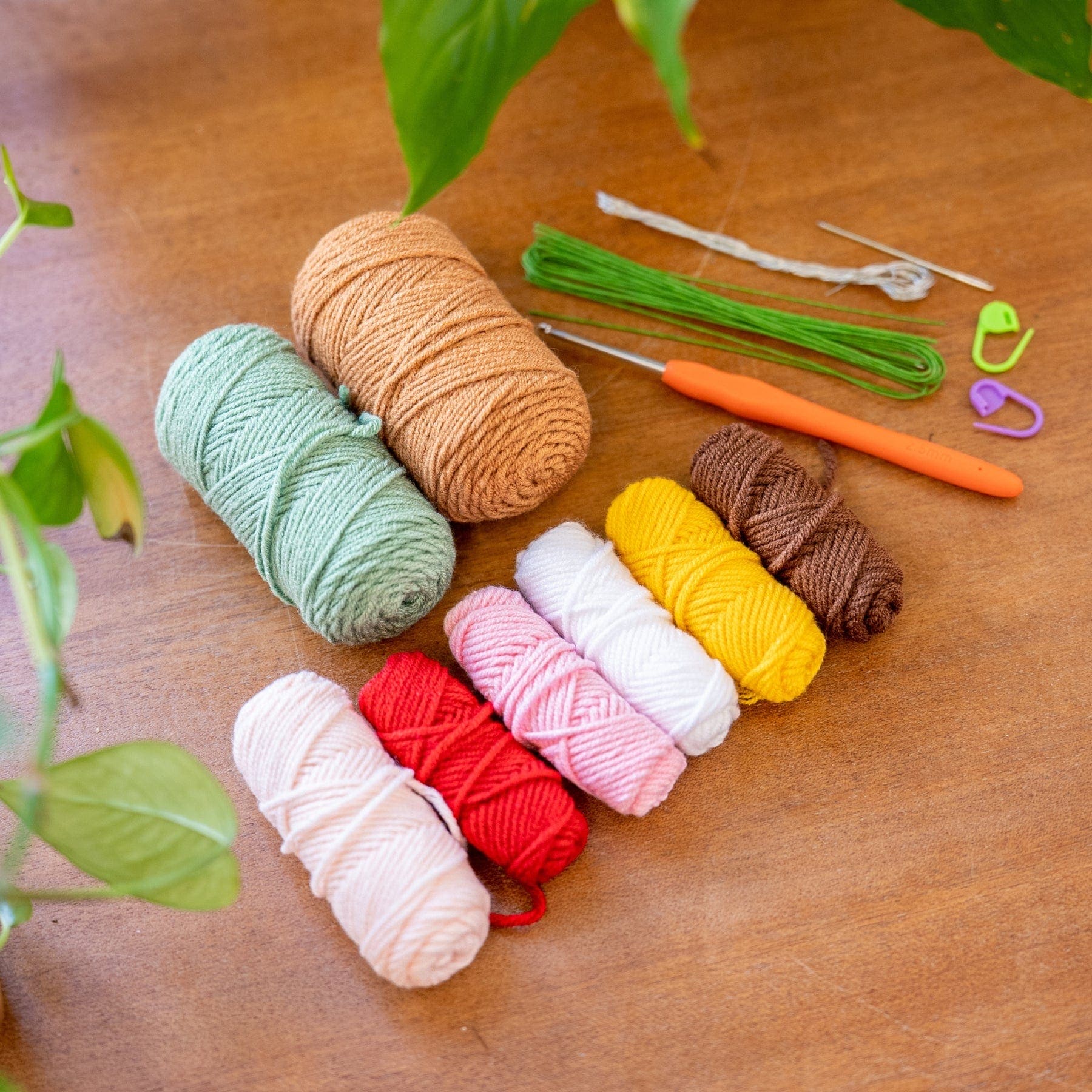 Craft Club Co Strawberry Pot DIY | Crochet Pot Plant Kit