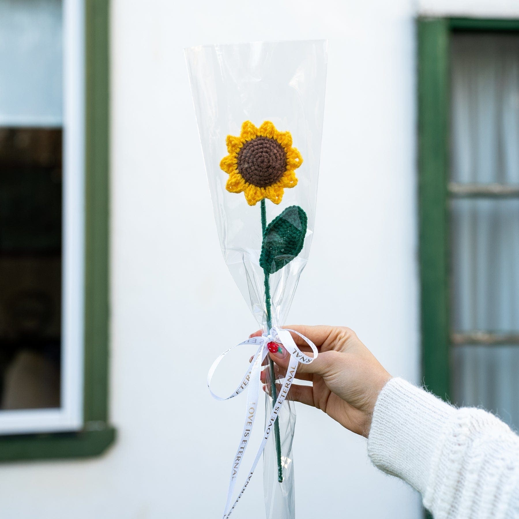 Craft Club Co Sunflower Single Stem DIY | Crochet Flower Kit