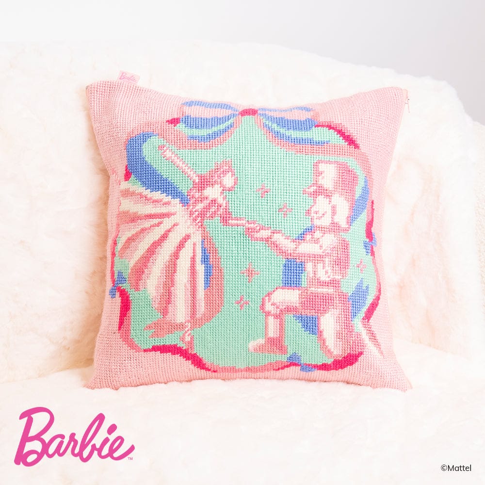 Craft Club Co BARBIE™ & NUTCRACKER - Tapestry Needlepoint Cushion Kit
