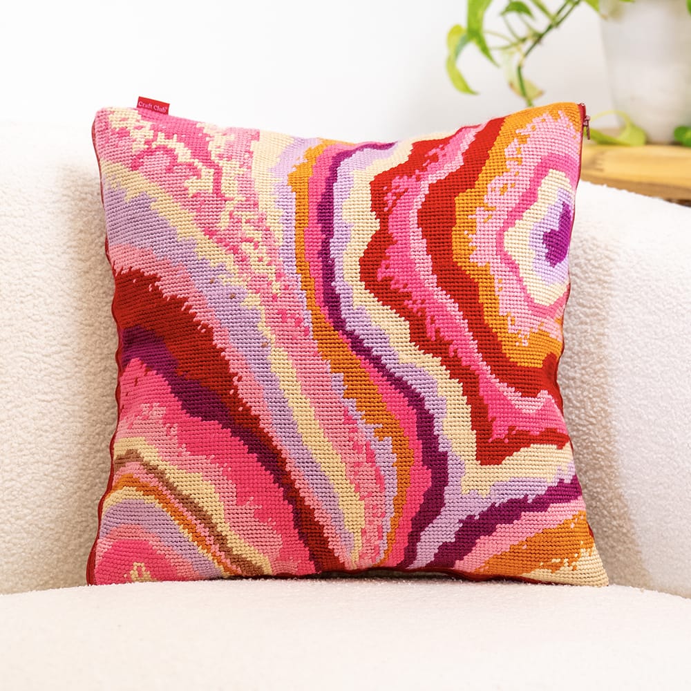 Craft Club Co LACE AGATE - Tapestry Needlepoint Cushion Kit