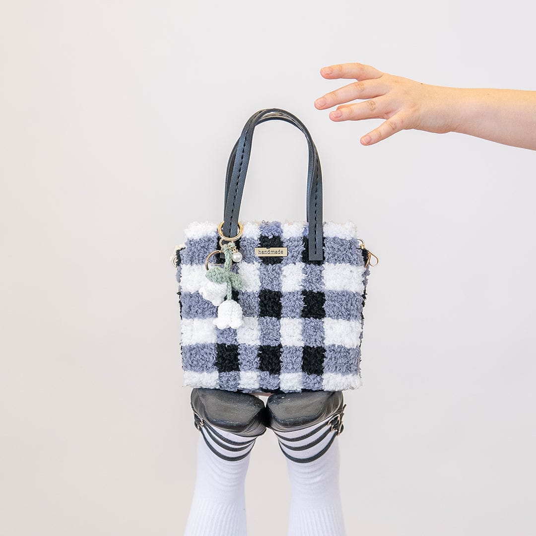 Craft Club Co Gingham | Black | Woven Handbag DIY Kits