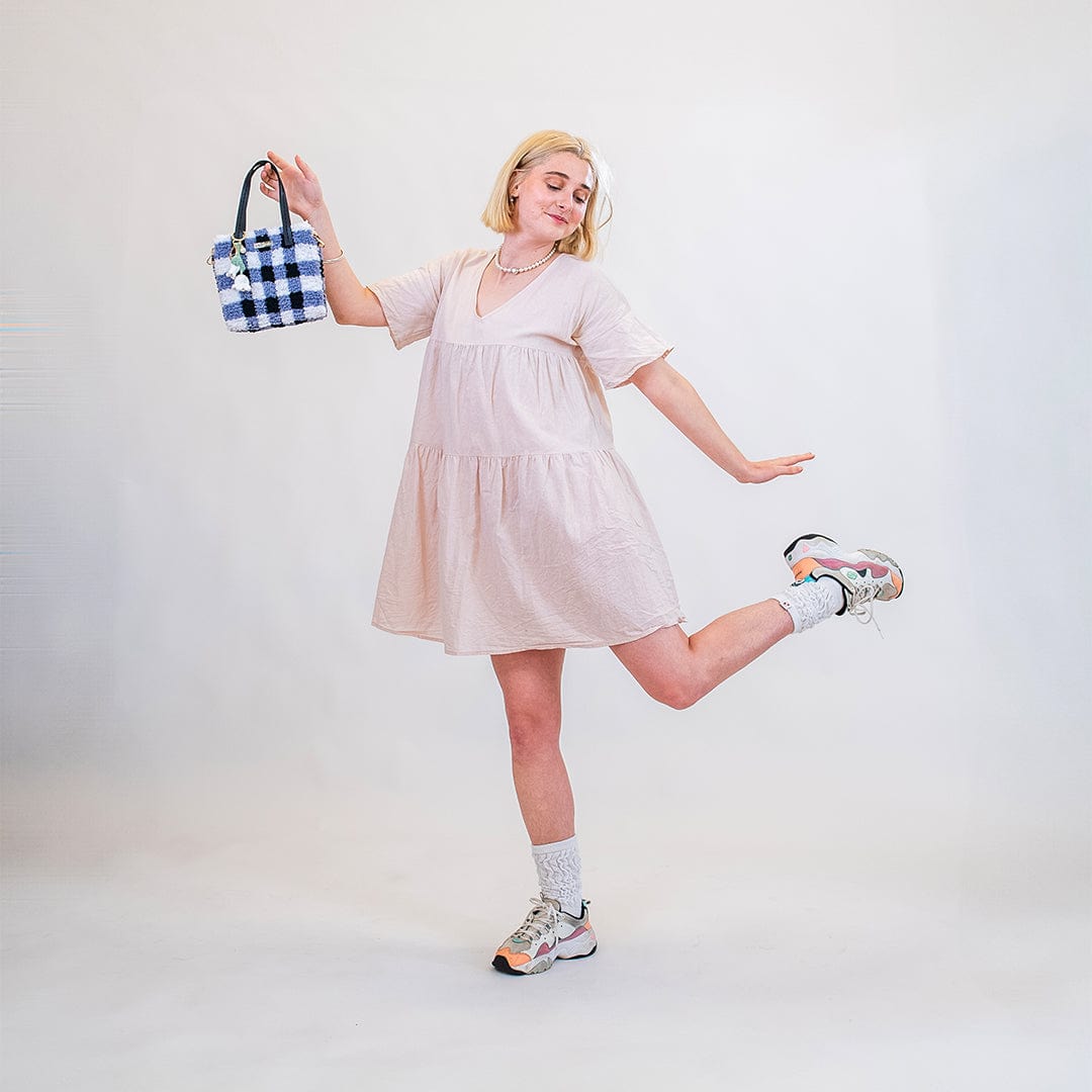 Craft Club Co Gingham | Black | Woven Handbag DIY Kits