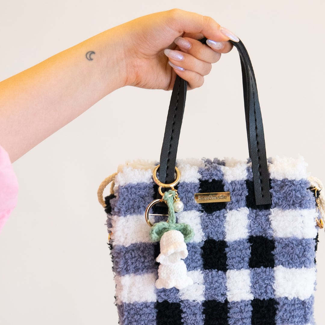 Craft Club Co Gingham | Black | Woven Handbag DIY Kits
