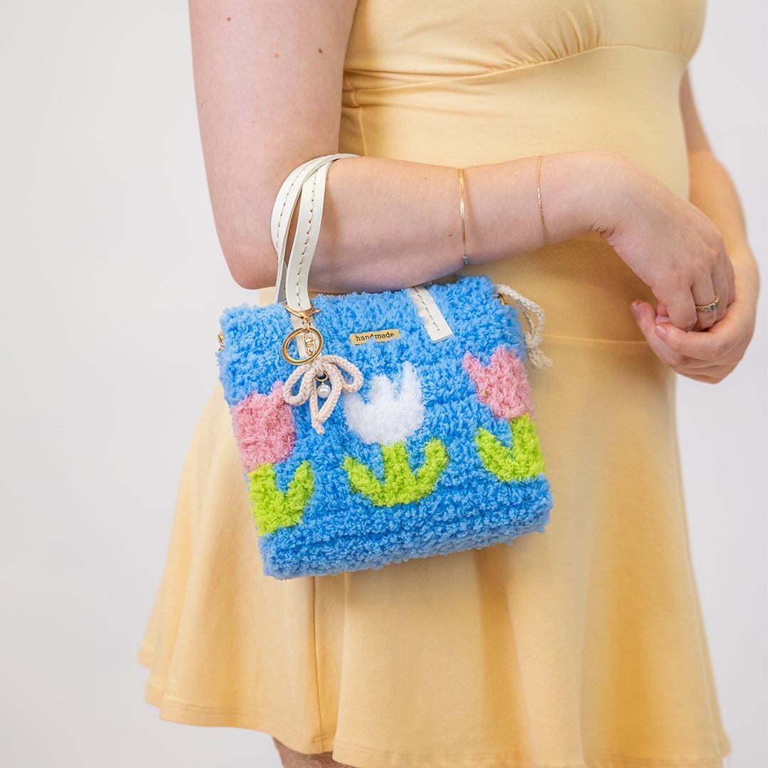 Craft Club Co Tulip | Blue | Woven Handbag DIY Kits