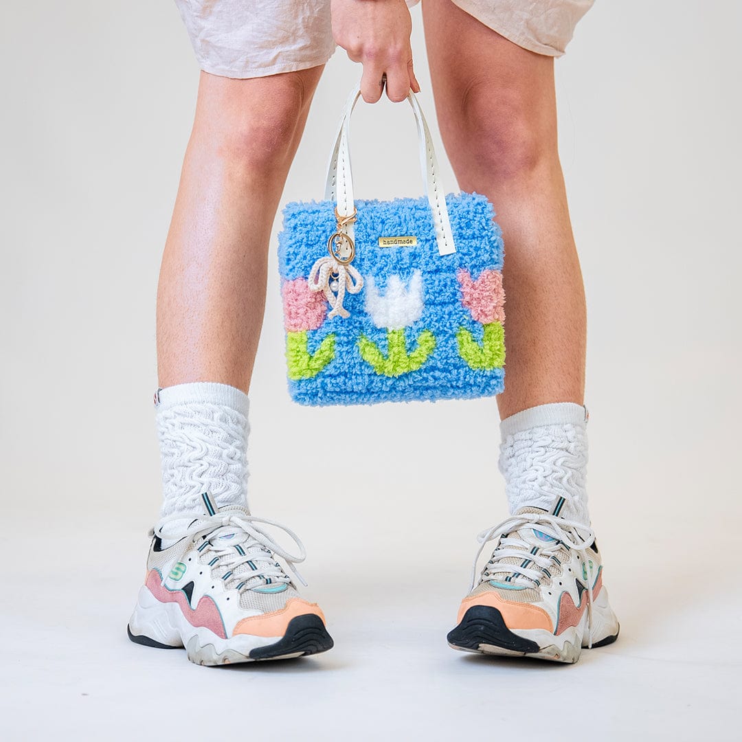 Craft Club Co Tulip | Blue | Woven Handbag DIY Kits