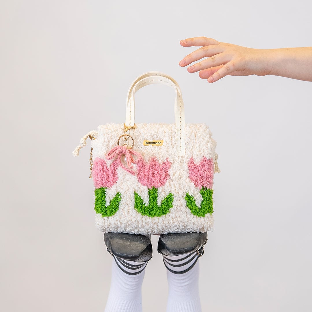 Craft Club Co Tulip | Pastel | Woven Handbag DIY Kits