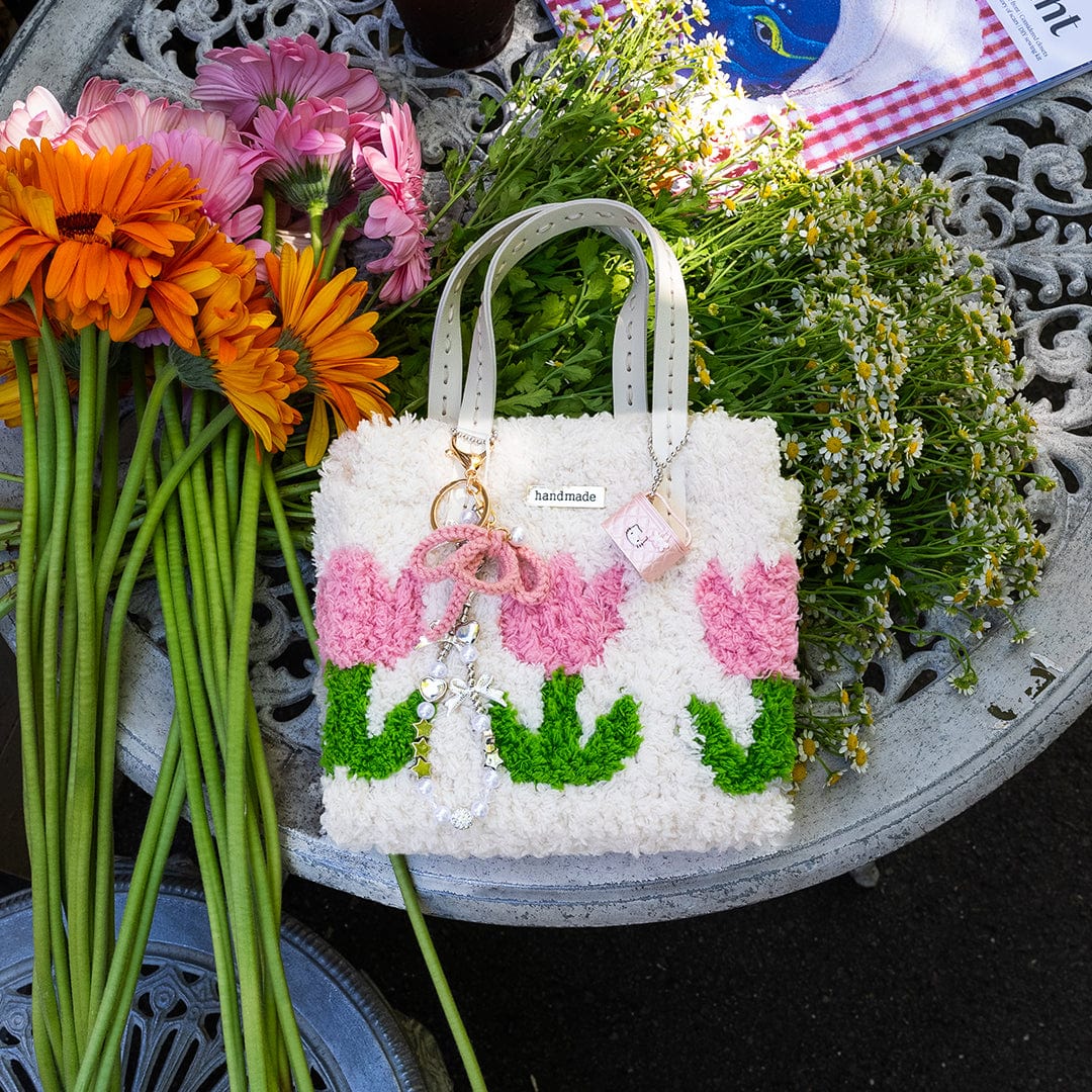 Craft Club Co Tulip | Pastel | Woven Handbag DIY Kits