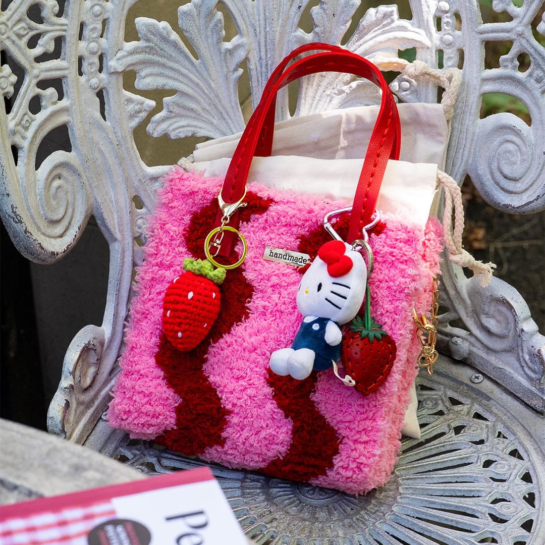 Craft Club Co Wavey | Pink & Red | Woven Handbag DIY Kits