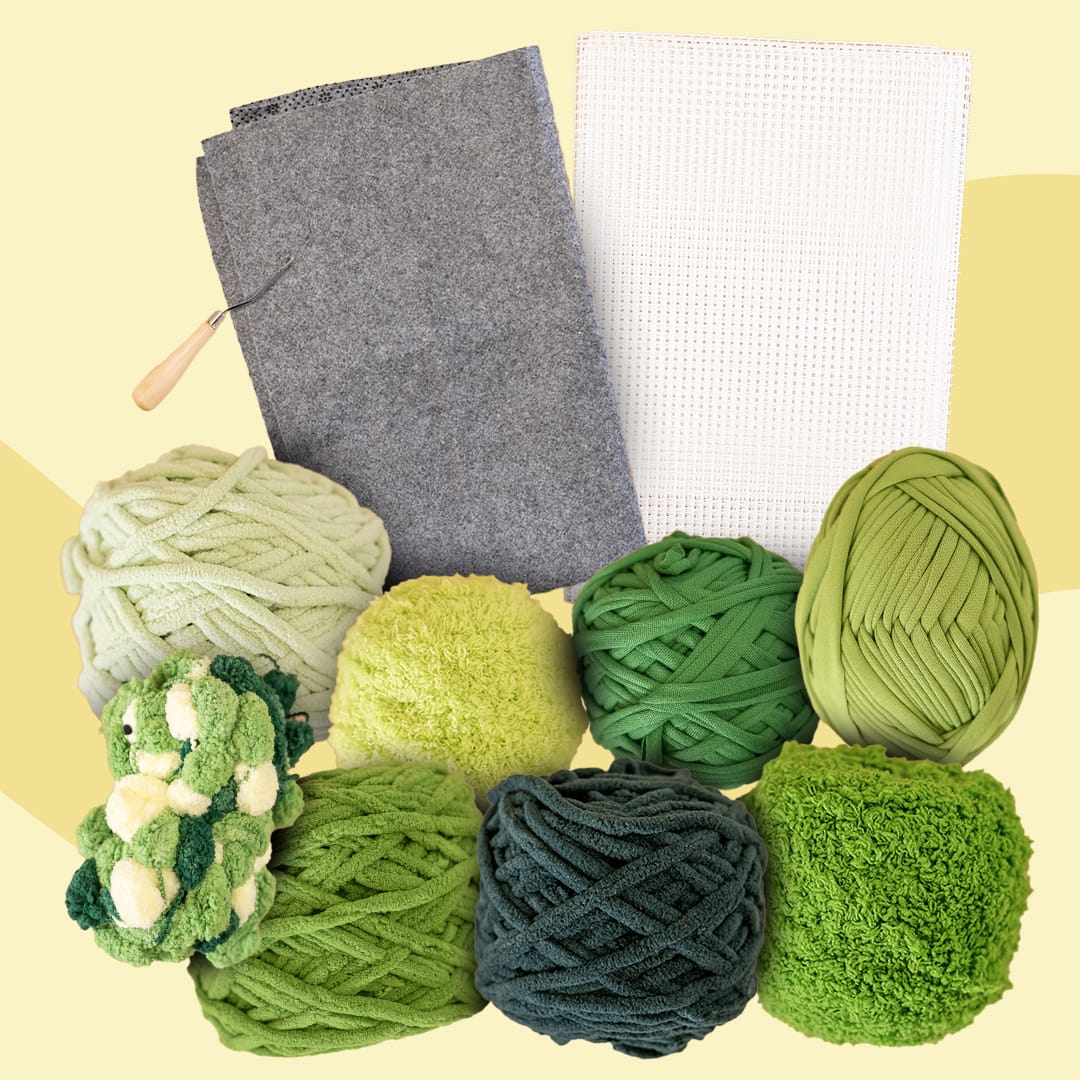 Craft Club GREEN MOSS - Supplies Bundle