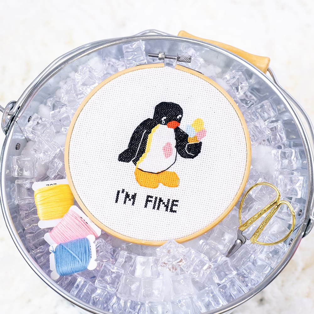 Craft Club CHEEKY PINGU™ - Cross Stitch Trio Kit