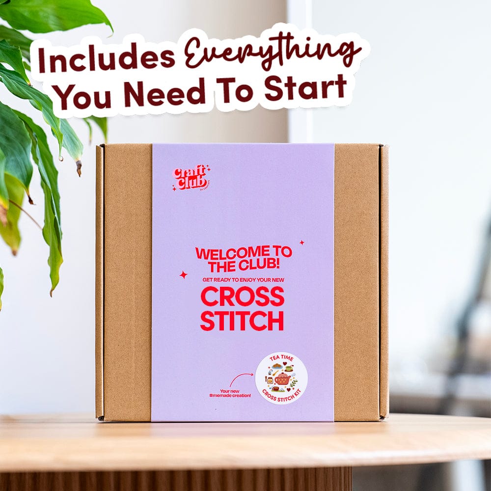 Craft Club TEA TIME - Cross Stitch Kit