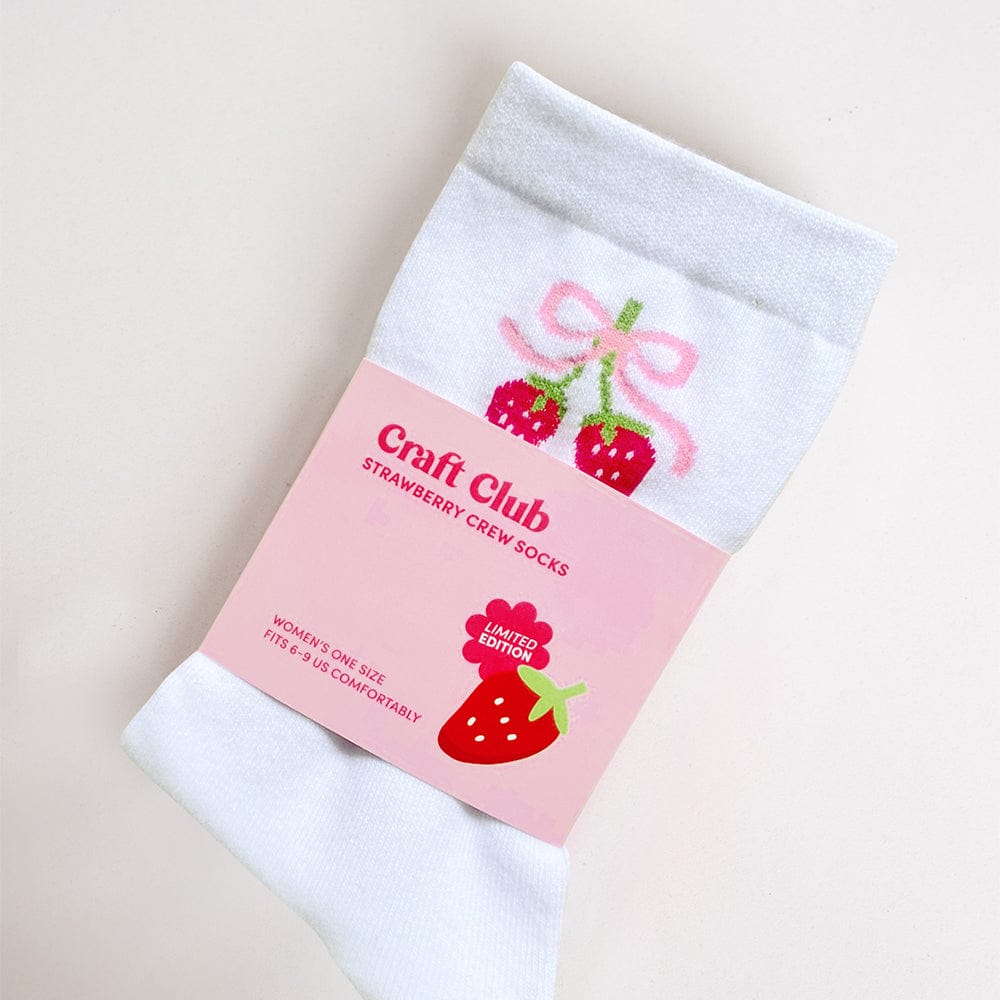 Craft Club STRAWBERRY - Crew Socks