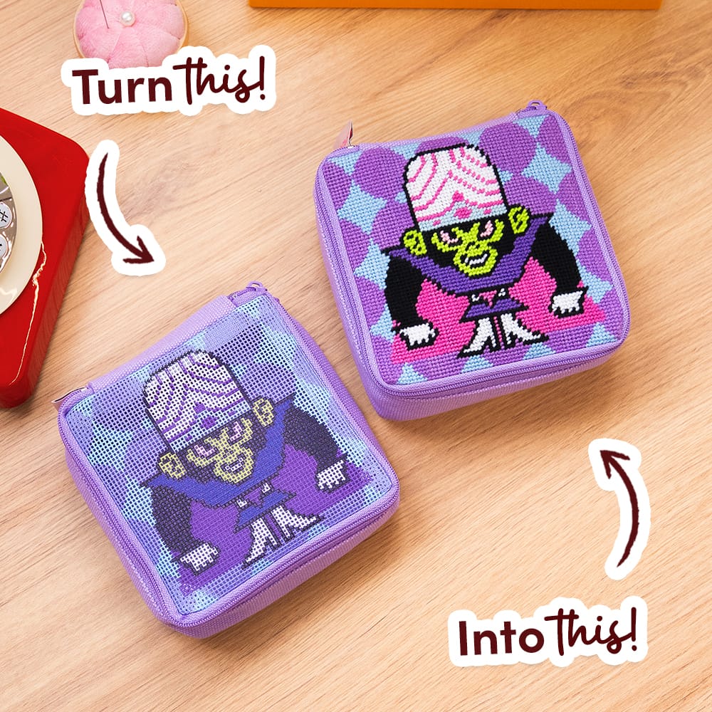 Craft Club MOJO JOJO™ - Needlepoint Pouch Kit