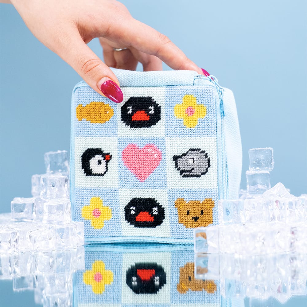 Craft Club PINGU™ & FRIENDS - Needlepoint Pouch Kit