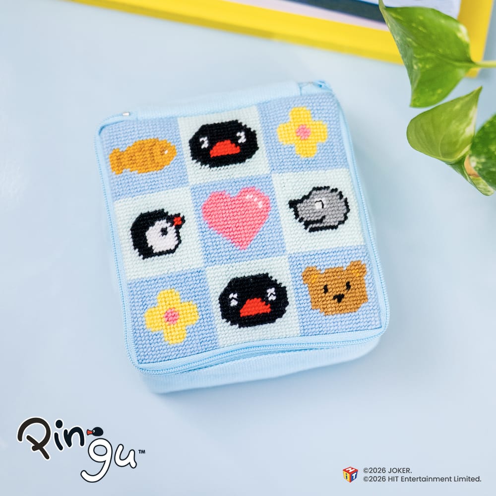Craft Club PINGU™ & FRIENDS - Needlepoint Pouch Kit