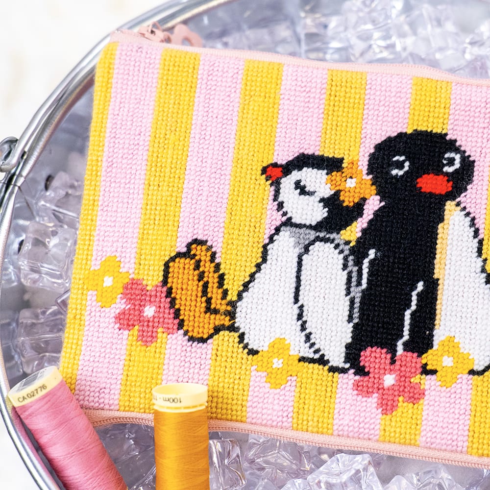 Craft Club PINGU™ & PINGA - Needlepoint Pouch Kit