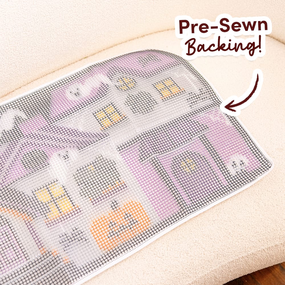 Craft Club HAUNTED HOUSE - XL Latch Hook Rug Kit