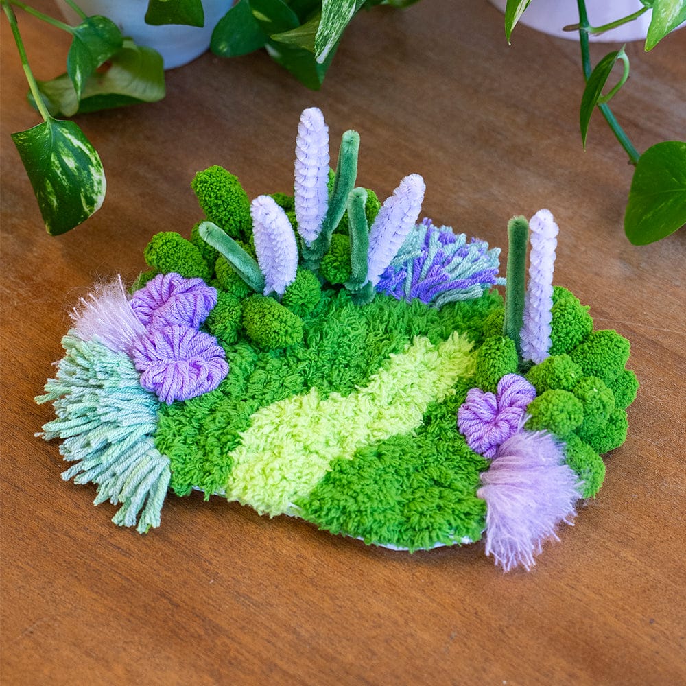 Craft Club LAVENDER FIELD - Moss Coaster Kit