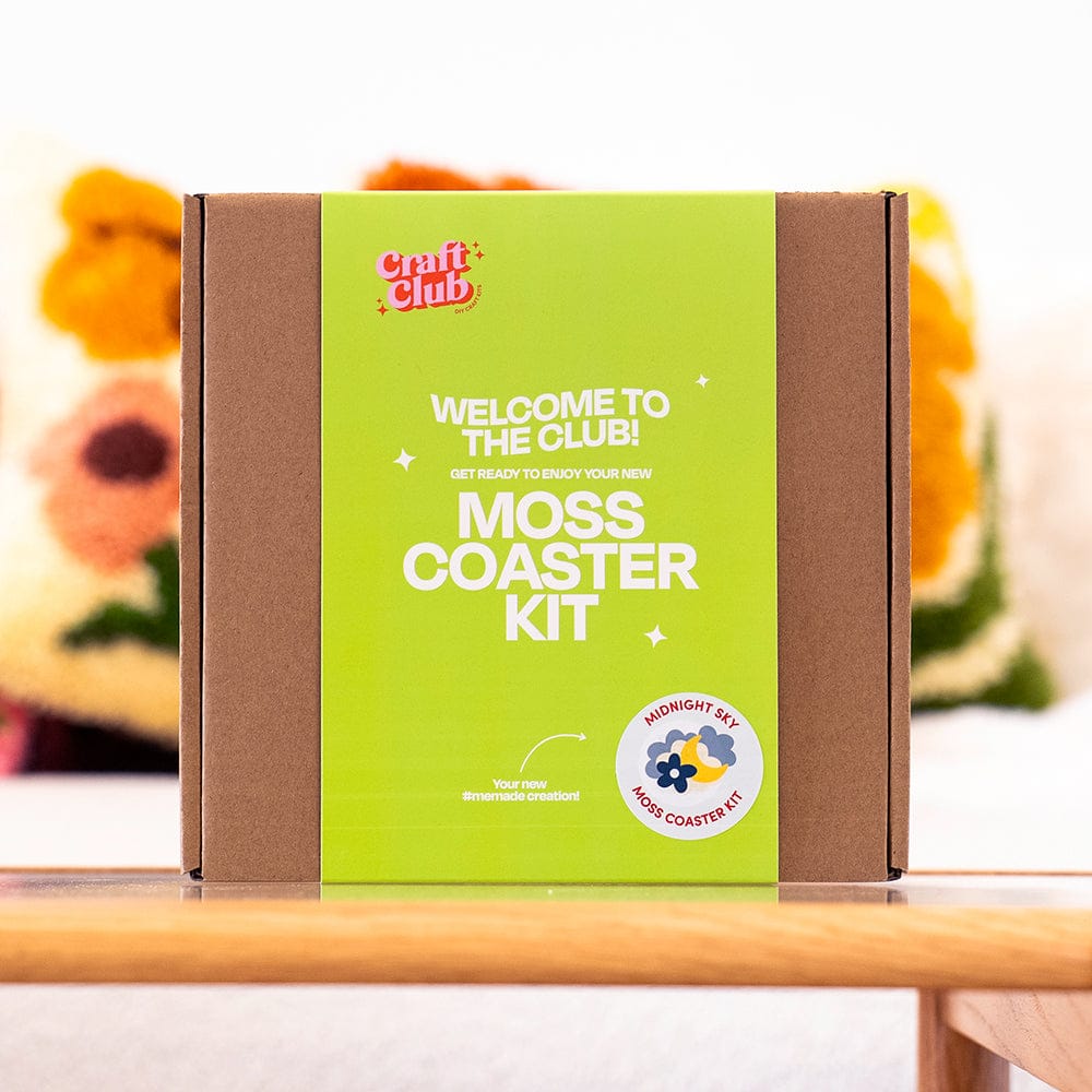 Craft Club MIDNIGHT SKY - Moss Coaster Kit