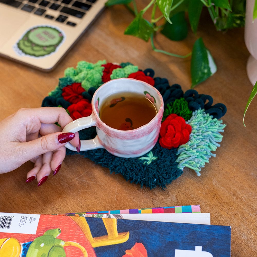 Craft Club ROSE BUSH- Moss Coaster Kit