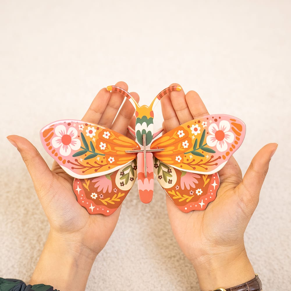 Craft Club AMBER PETITE BUTTERFLY - Paper Craft 3D Puzzle Kit
