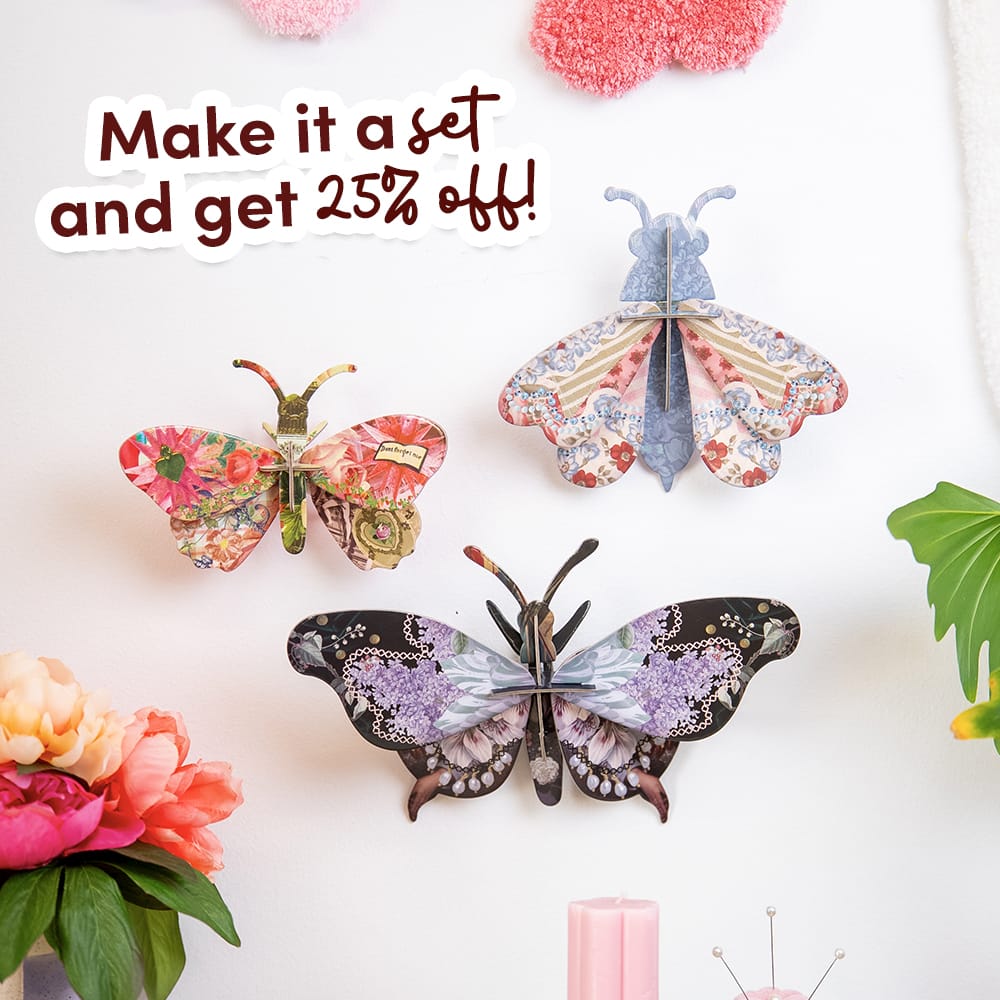 Craft Club BRONTE GRAND BUTTERFLY - Paper Craft 3D Puzzle Kit