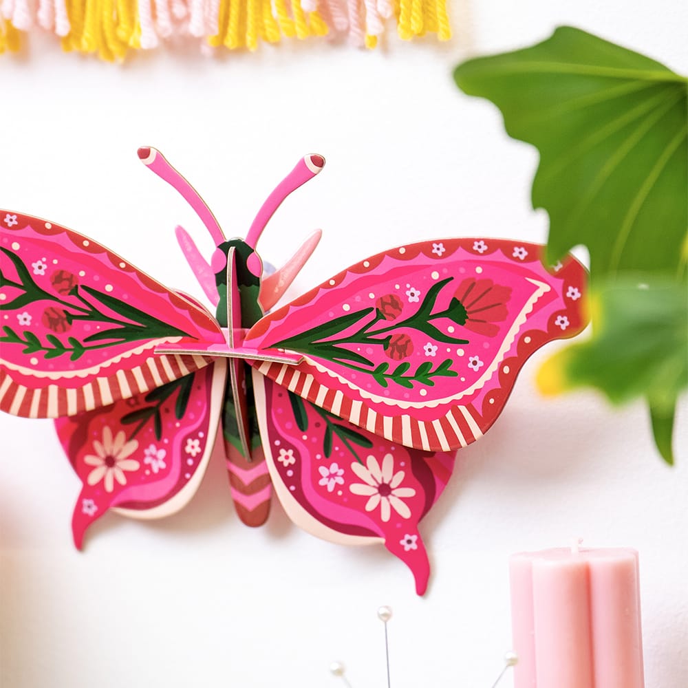 Craft Club ROSY GRAND BUTTERFLY - Paper Craft 3D Puzzle Kit