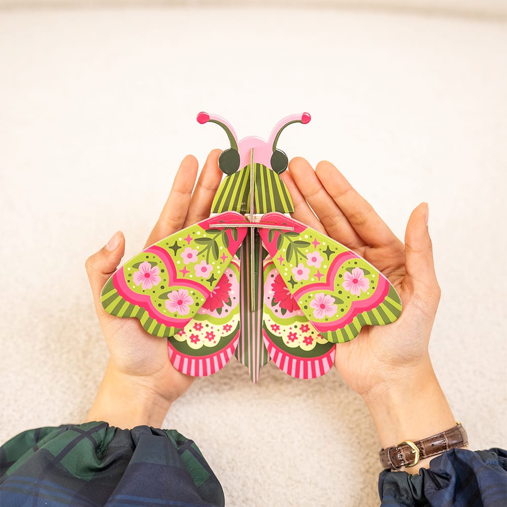 Craft Club SAGE MIDI MOTH - Paper Craft 3D Puzzle Kit