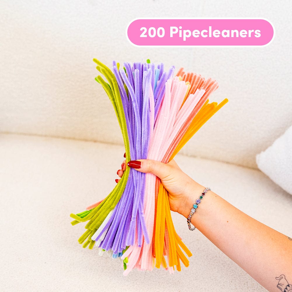 Craft Club Pastel Wildflowers - Pipe Cleaner Bouquet Kit
