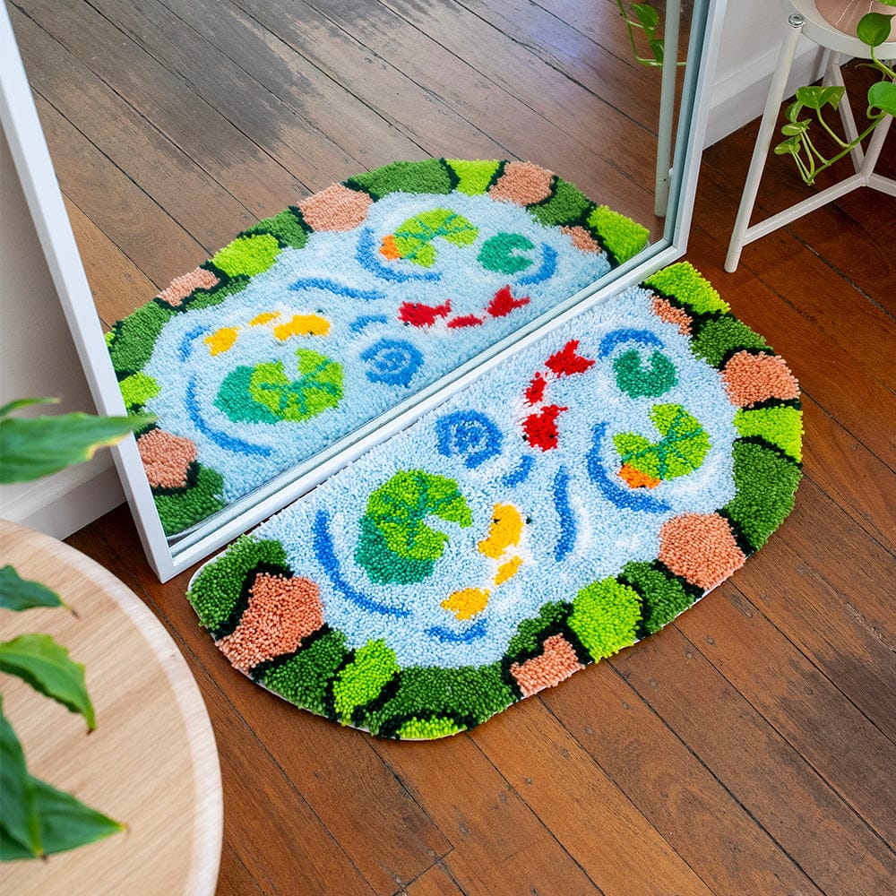 KOI POND - XL Mirror Rug Making Kit