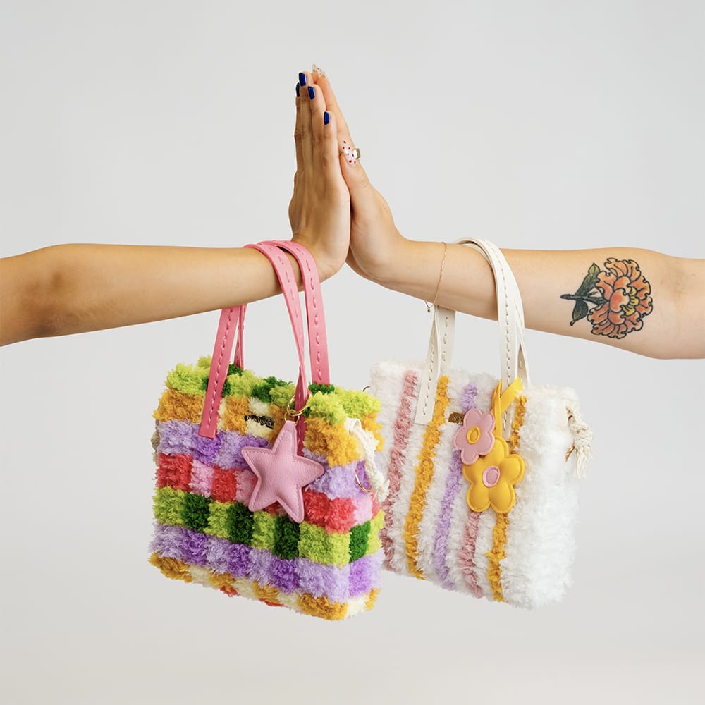 Craft Club Pastel Pinstripe - Woven Tote Bag Kit