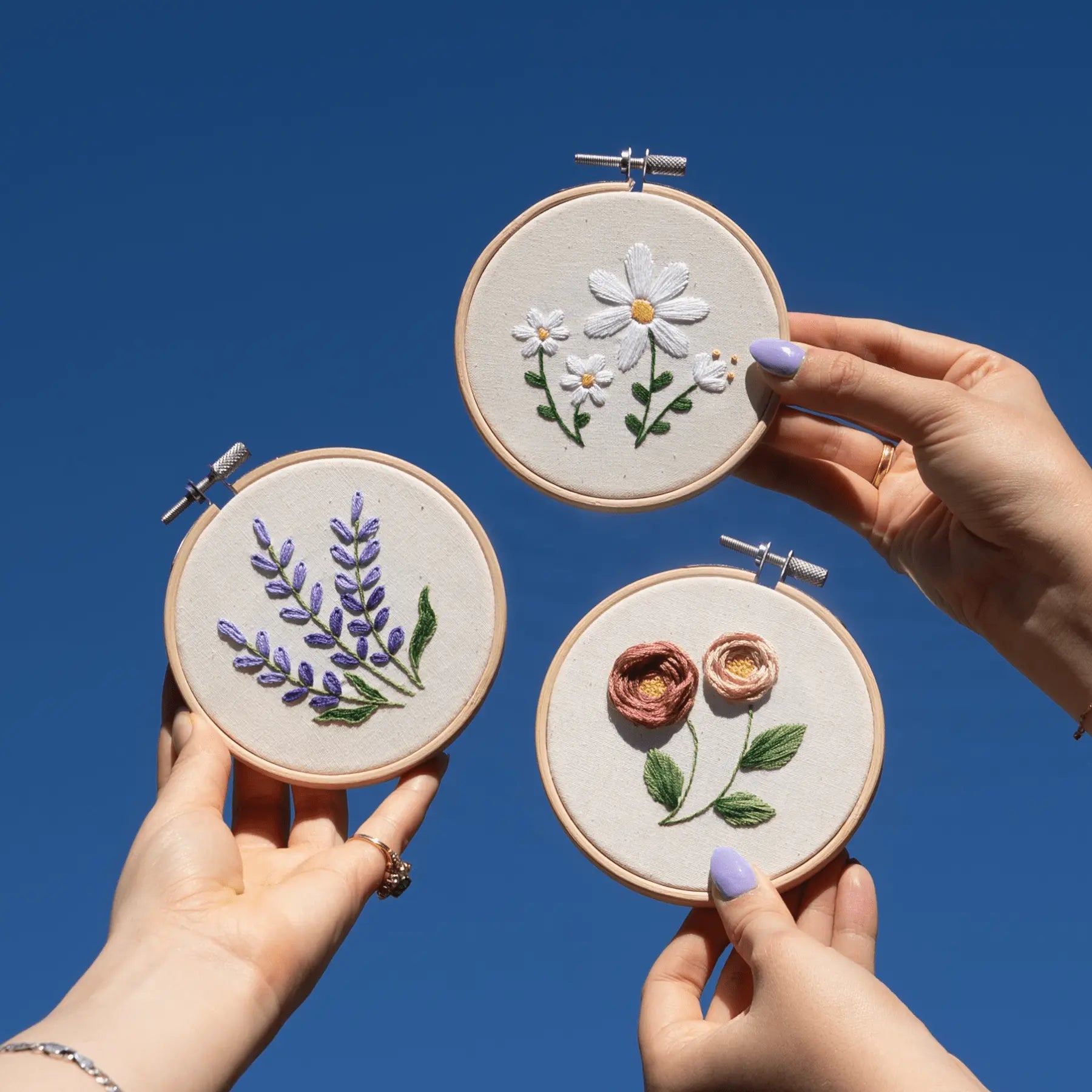 Craft Club Co Australia FLORAL MINIS Embroidery Kit