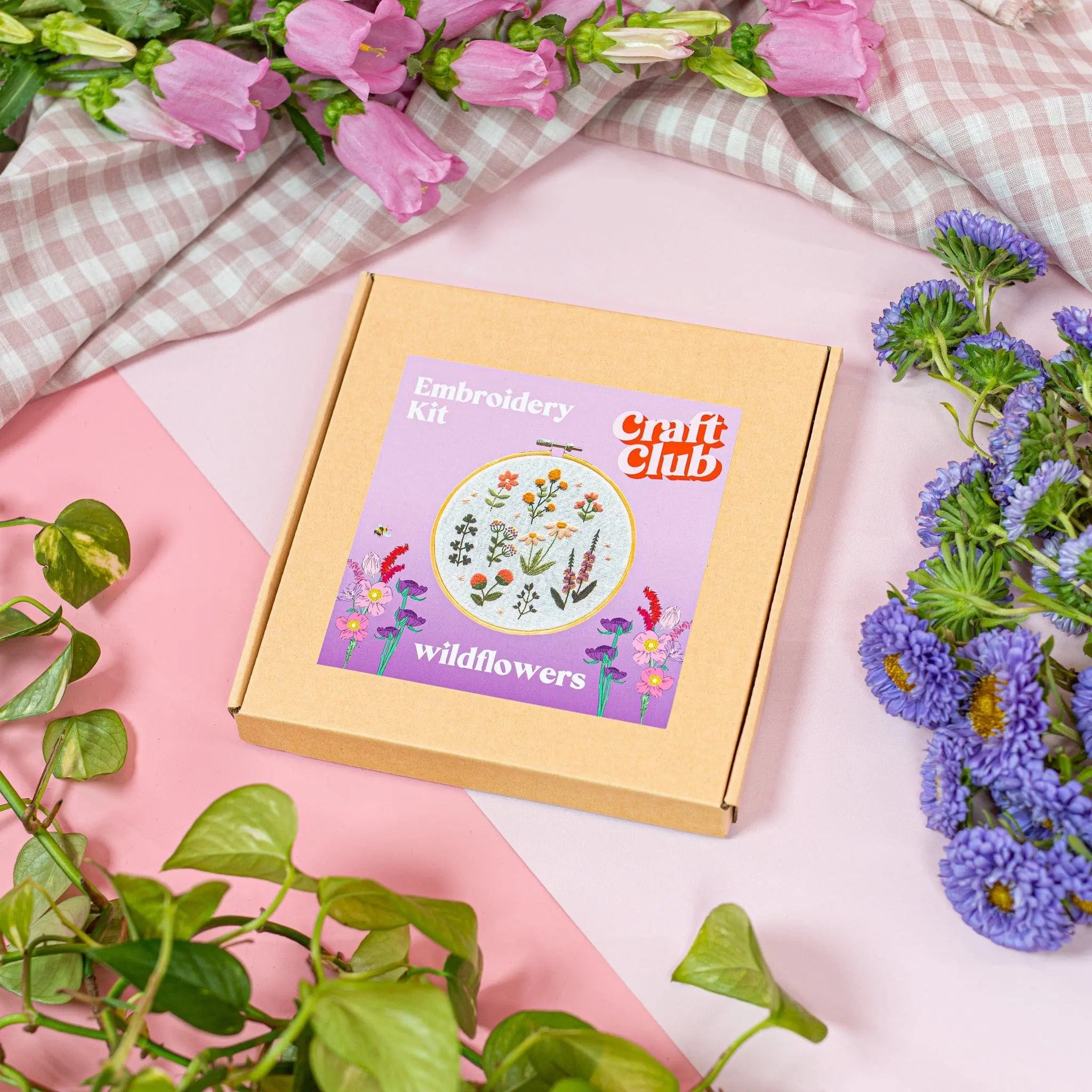 Craft Club Co Australia WILDFLOWER Embroidery Kit