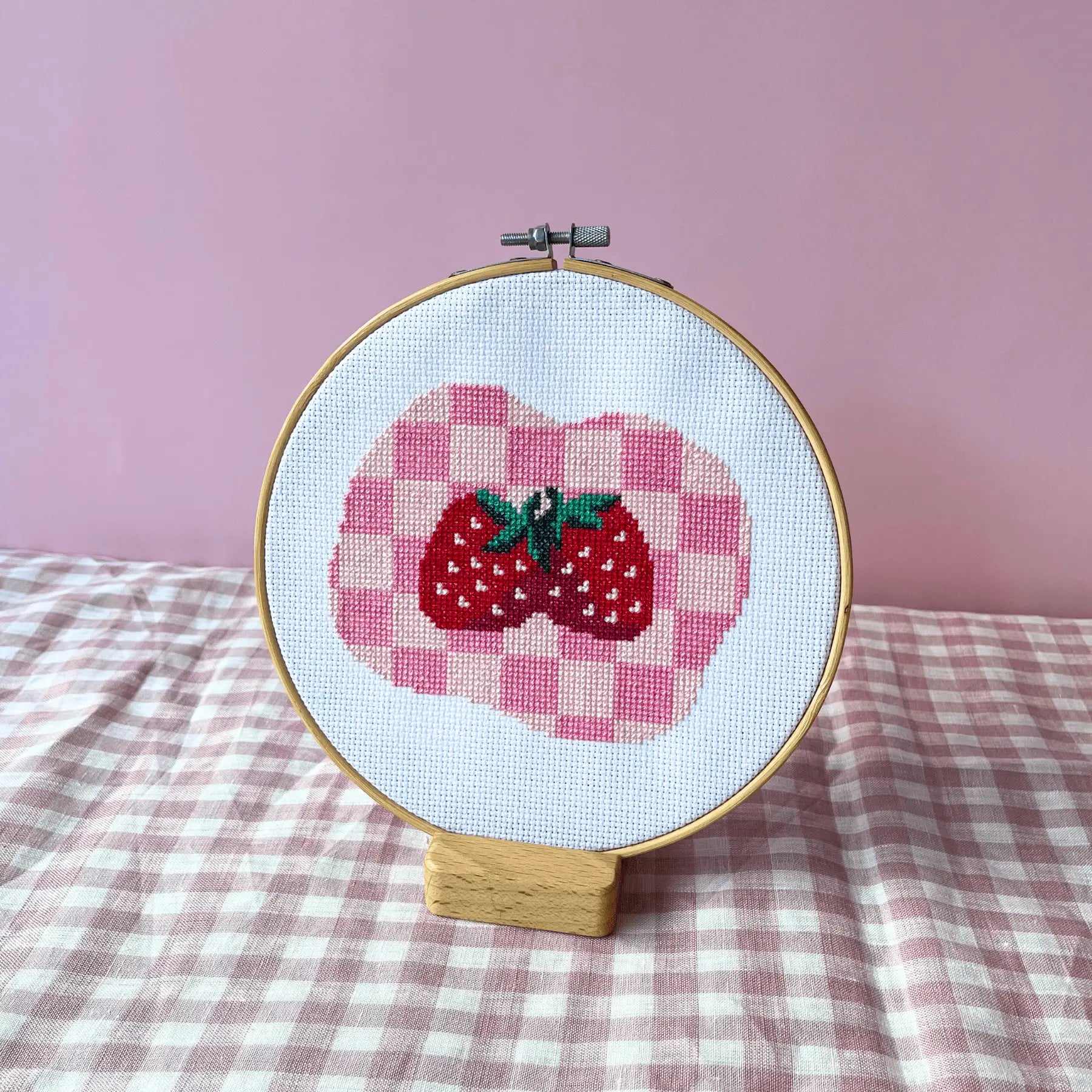 Craft Club Co Wooden Hoop Stand