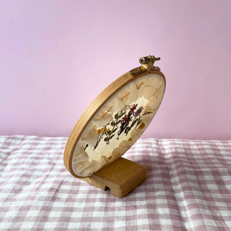 Craft Club Co Wooden Hoop Stand