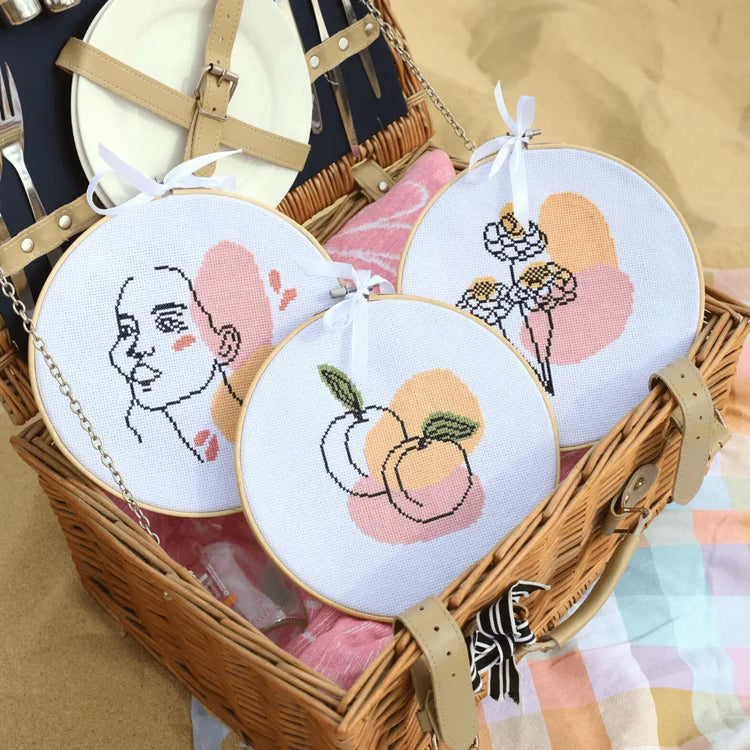 Craft Club Co PEACHY KEEN Cross Stitch Kit