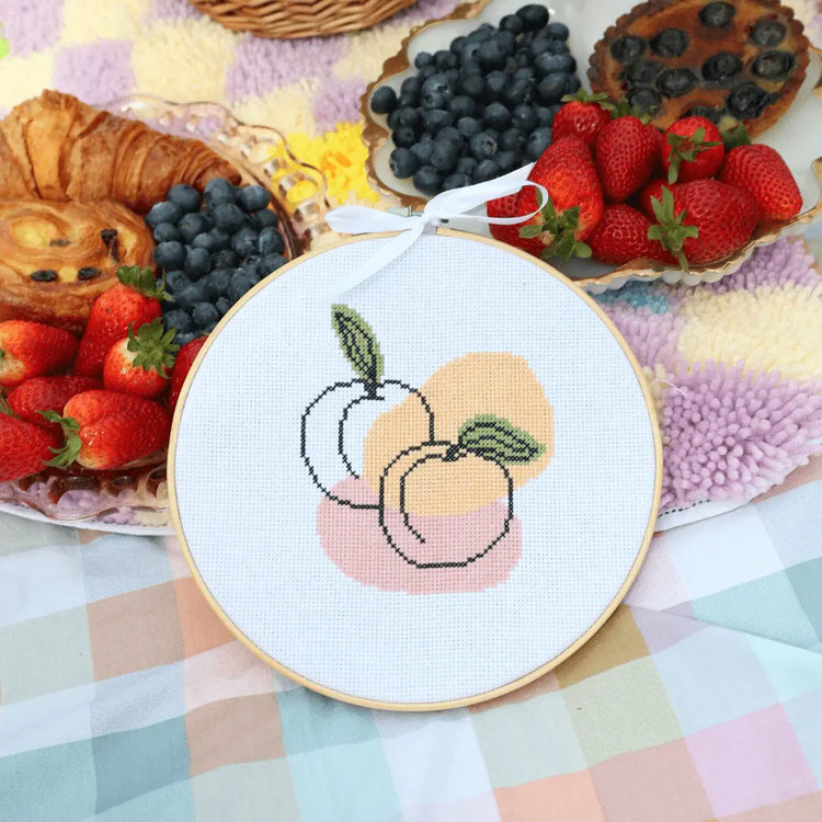 Craft Club Co PEACHY KEEN Cross Stitch Kit