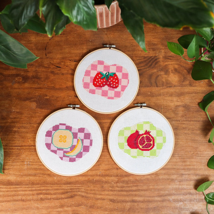 Craft Club Co PICNIC BASKET Cross Stitch Kit Bundle