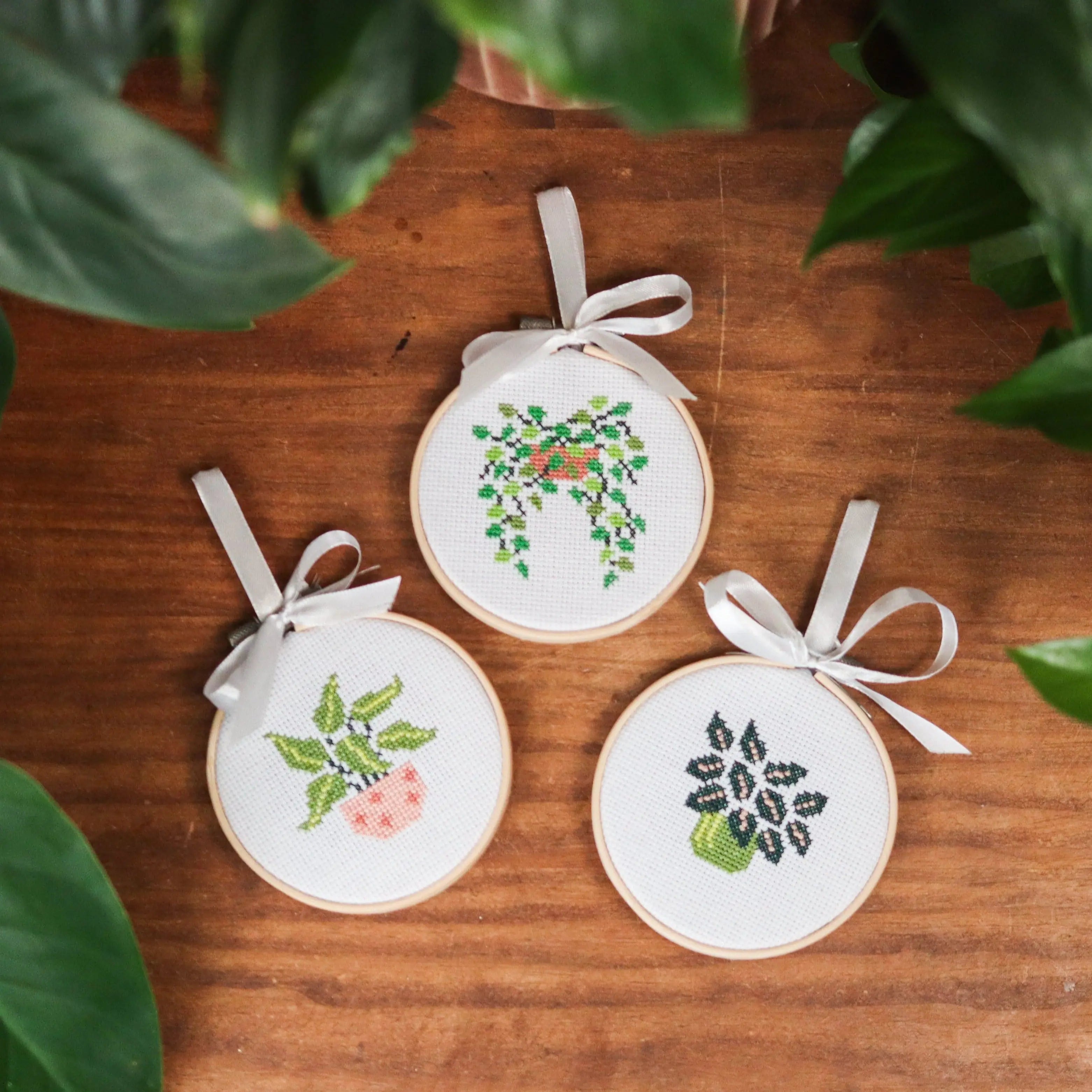 Craft Club Co POT PLANT MINIS Cross Stitch Kit