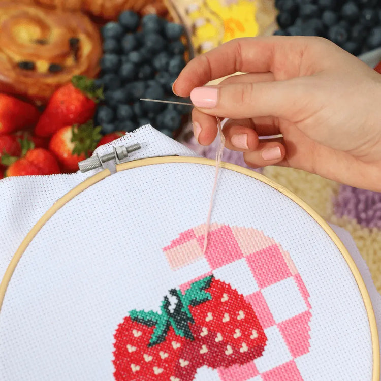 Craft Club Co STRAWBERRY SUMMER Cross Stitch Kit