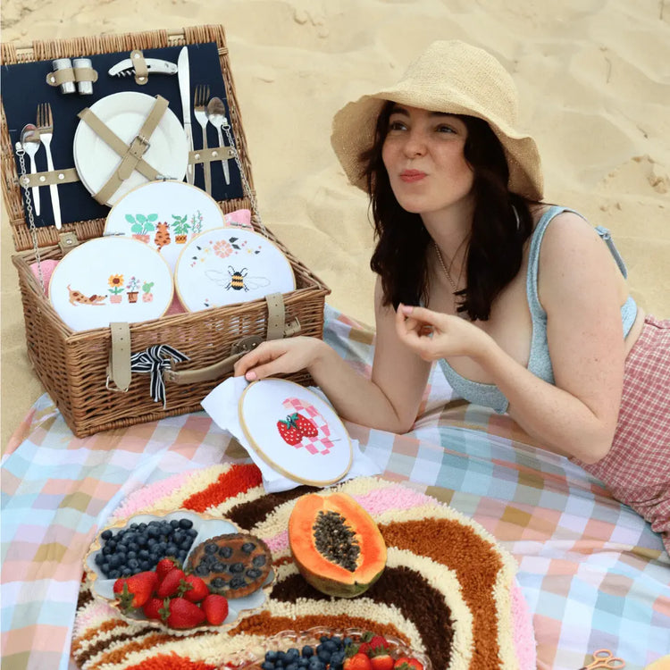 Craft Club Co STRAWBERRY SUMMER Cross Stitch Kit