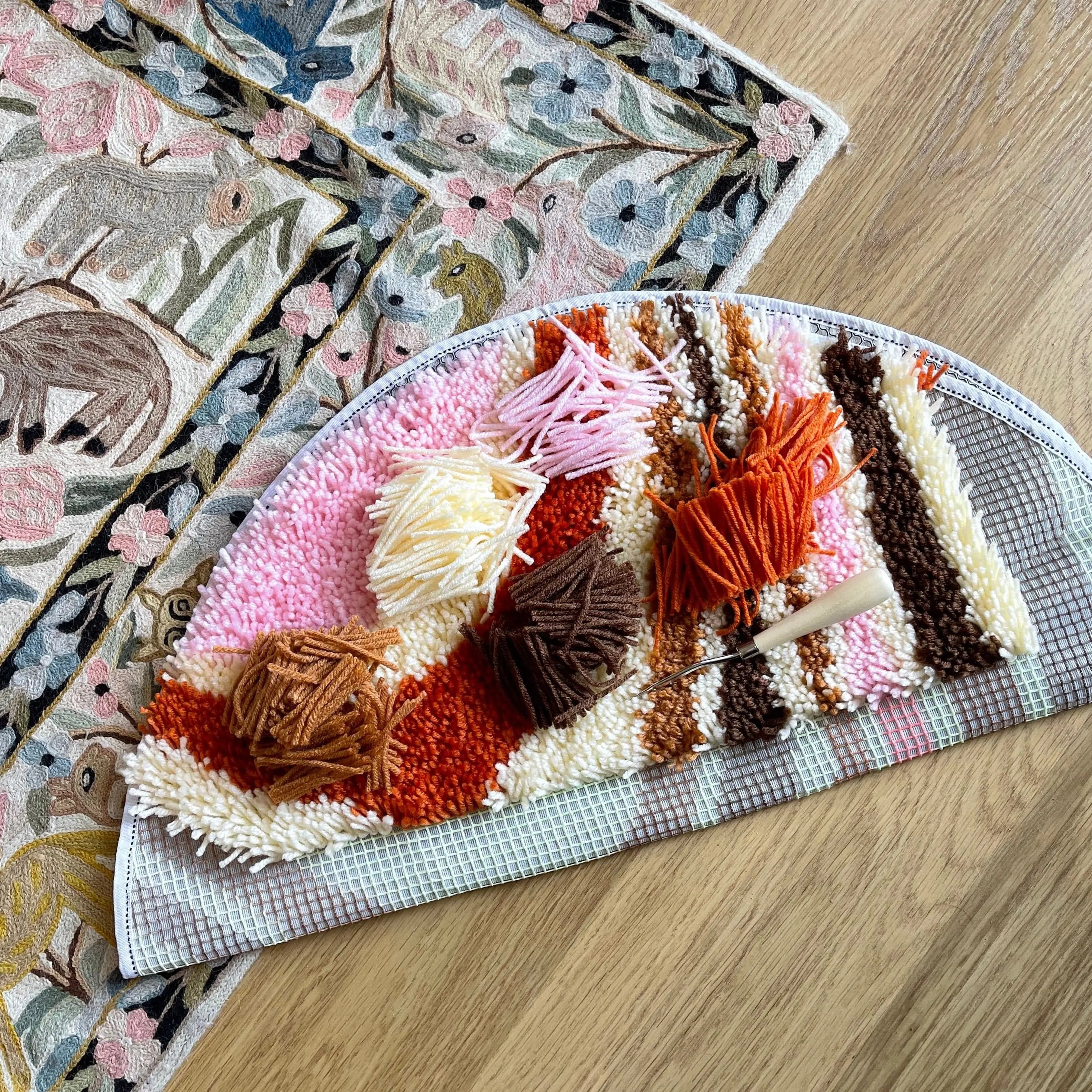 Craft Club Co CARAMEL SWIRL Rug Making Kit