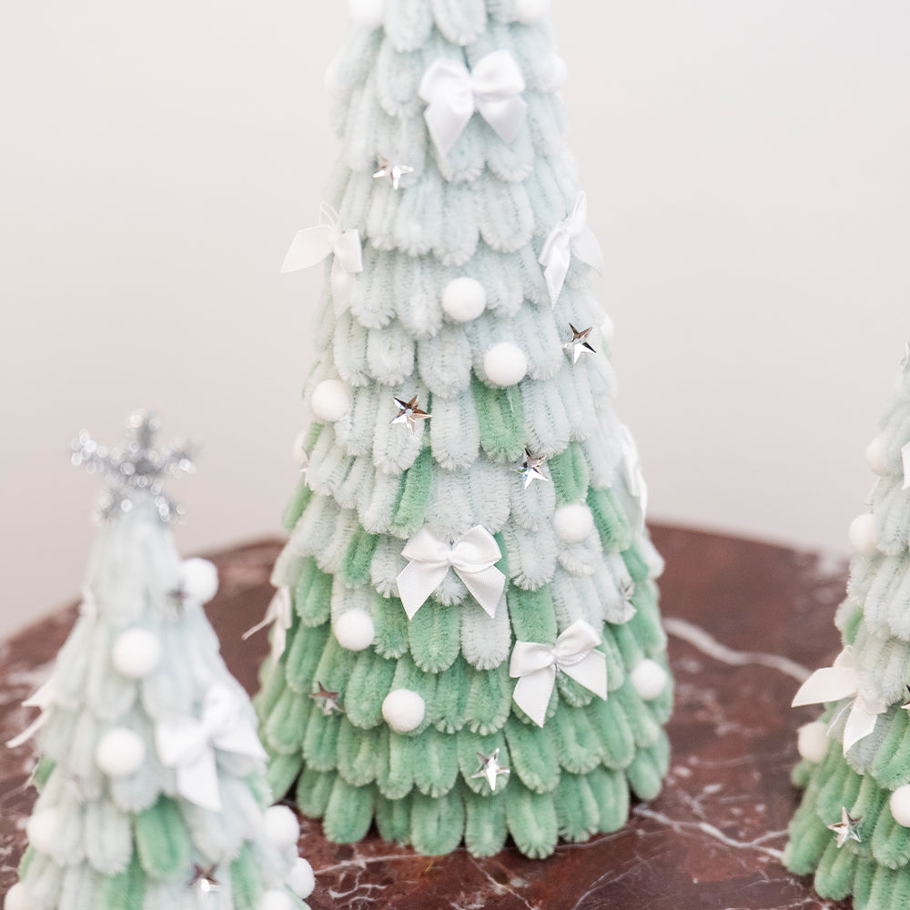 FROSTY SAGE - Christmas Tree Pipe Cleaner Craft Kit