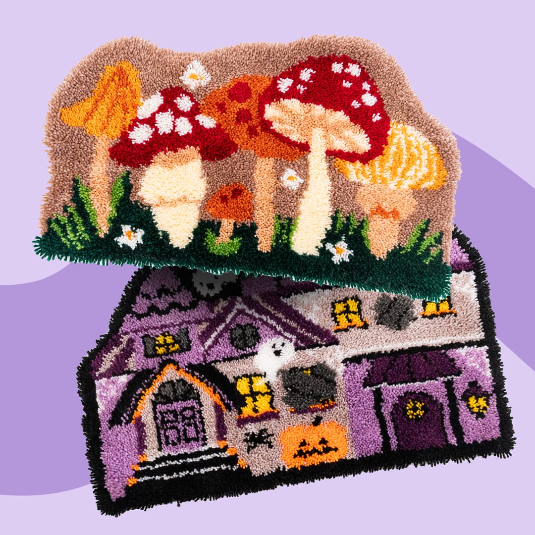 Craft Club COZY CORNER - XL Latch Hook Rug Bundle
