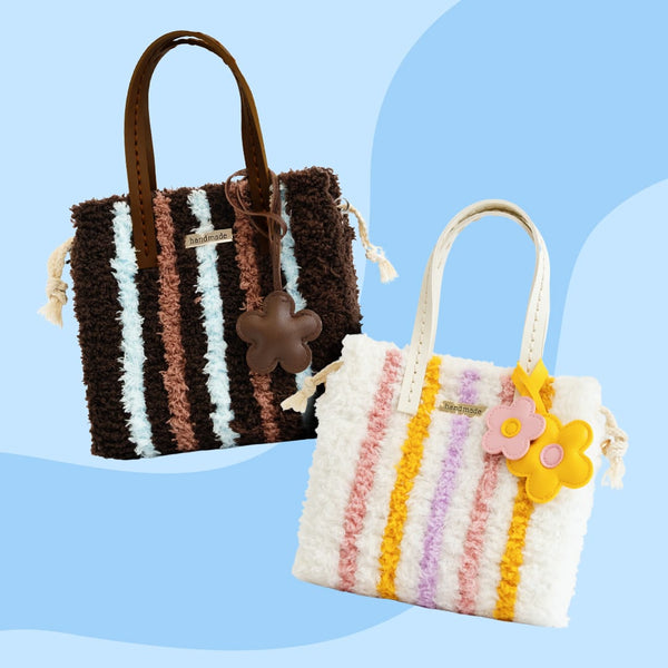 Craft Club PINSTRIPE PAIR - Woven Bag Bundle