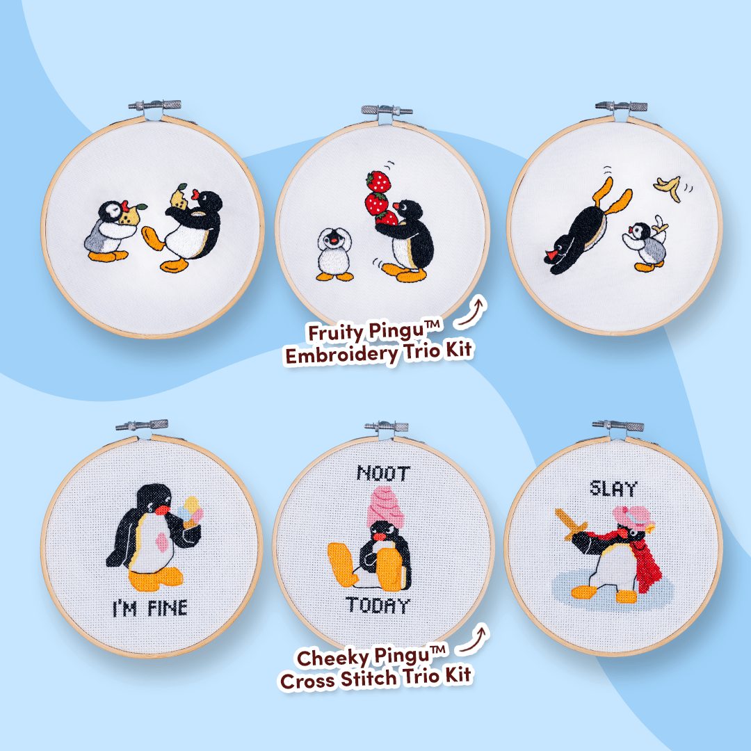 Craft Club The Hoop Duo - Cross Stitch & Embroidery Bundle