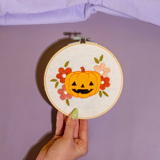 Craft Club Co Australia JACK O LANTERN Embroidery Kit
