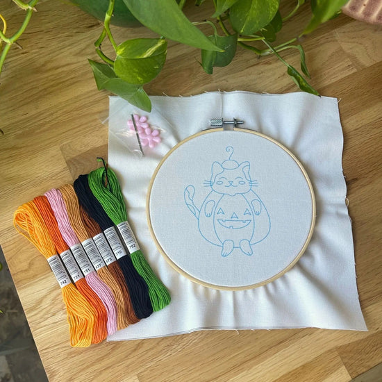 Craft Club Co Australia KITTY IN COSTUME Embroidery Kit