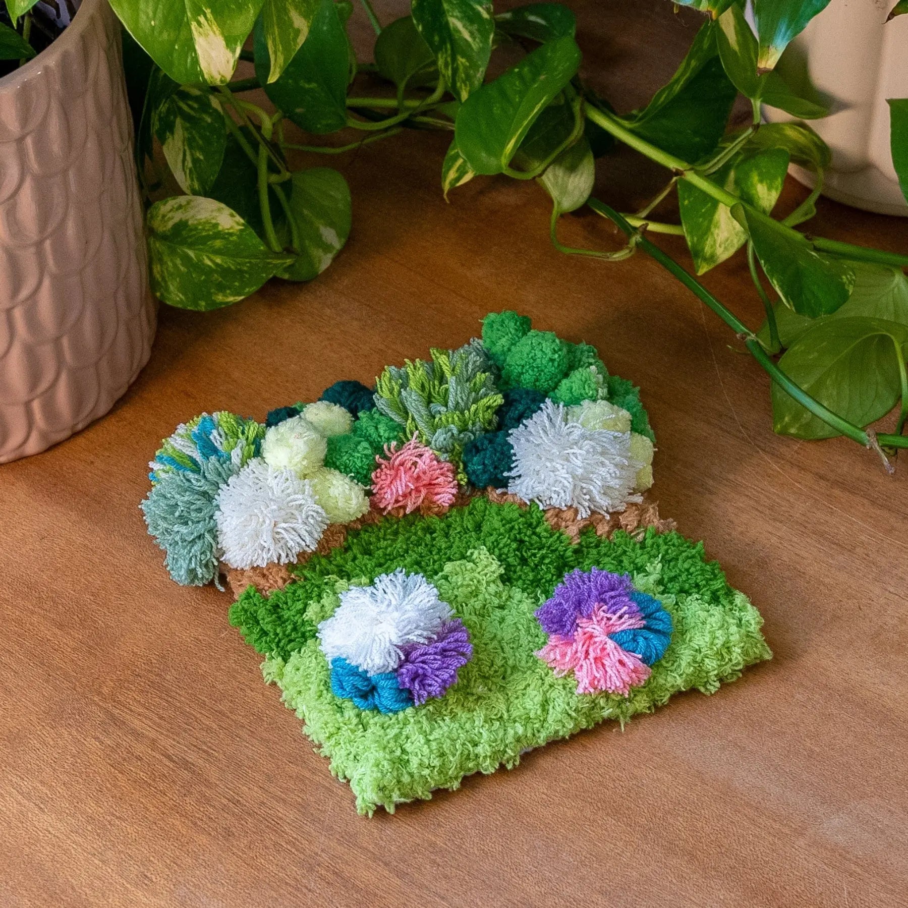 Craft Club Co Australia & NZ FLOWER PATCH Moss Coaster Kit